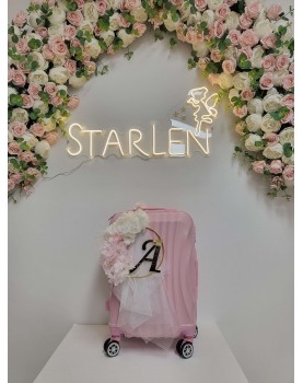 ΜΕΤΑΛΛΙΚΟΣ ΚΥΚΛΟΣ ΜΕ ΑΡΧΙΚΟ ΛΟΥΛΟΥΔΙΑ ΡΟΖ ΛΕΥΚΟ