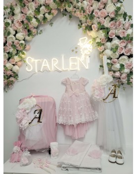 ΜΕΤΑΛΛΙΚΟΣ ΚΥΚΛΟΣ ΜΕ ΑΡΧΙΚΟ ΛΟΥΛΟΥΔΙΑ ΡΟΖ ΛΕΥΚΟ