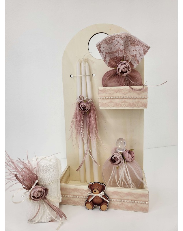 ΡΟΖ ΤΟΥΛΙΝΗ ΜΕ ΛΟΥΛΟΥΔΙΑ, ΠΟΥΠΟΥΛΛΟ ΚΑΙ ΜΟΝΟΓΡΑΜΜΑ- διδυμουλες ΡΟΖ ΤΟΥΛΙΝΗ ΜΕ ΛΟΥΛΟΥΔΙΑ, ΠΟΥΠΟΥΛΛΟ ΚΑΙ ΜΟΝΟΓΡΑΜΜΑ- διδυμουλες